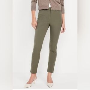Old Navy Olive Green High Rise Pixie Skinny Pants for Women